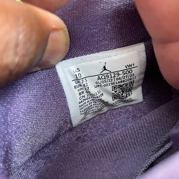 -Edm- 👾*NEW* Air Jordan 4 Retro “Canyon Purple” (Sz 8.5) - Picture 7 of 10